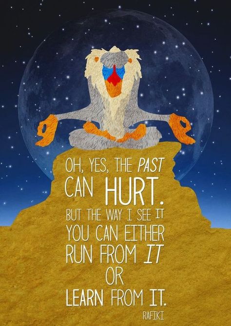 Is your life's philosophy "Always let your conscience be your guide" or are you "mad, bonkers, off your head!" ? Rafiki Quotes, Amazing Thoughts, Authors Quotes, Il Re Leone, Quote Unquote, Positive Things, Frases Tumblr, Disney Fanatic, Favorite Sayings