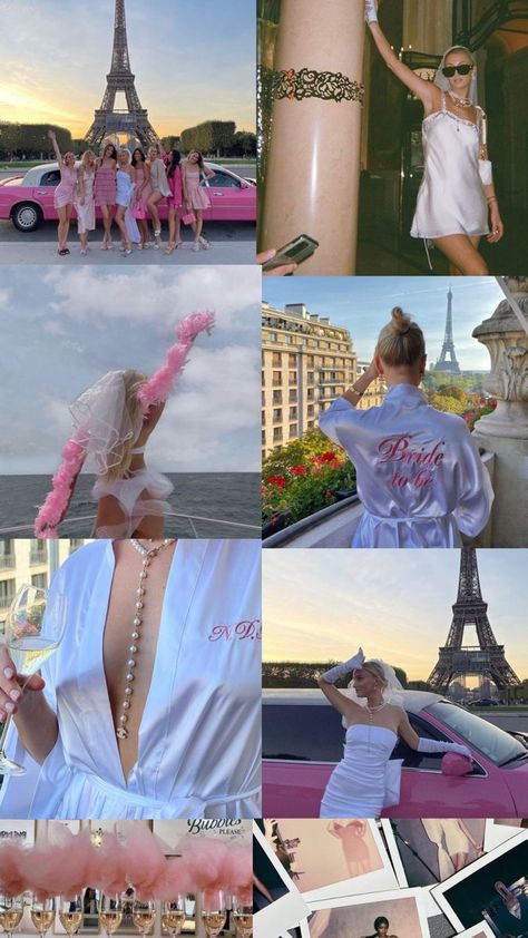 Bachelorette Party In Paris, Paris Hen Do Outfit, Paris Bachelorette Party Ideas, Bachelorette Party In Italy, Hen Do Paris, Bachelorette Inspo Vegas, Bachelorette In Paris, Bachelorette Party Paris, Paris Themed Bachelorette Party