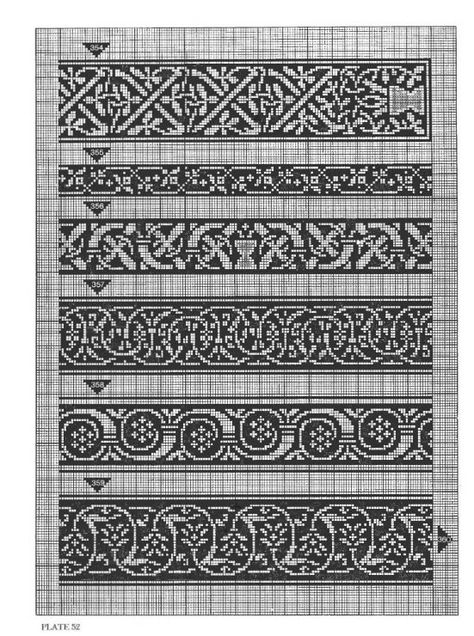 Fair Isle Knitting Charts, Fair Isle Chart, Celtic Cross Stitch, Cross Stitch Border Pattern, Fair Isle Knitting Patterns, Fair Isles, Colorwork Knitting, Celtic Patterns, Cross Stitch Borders