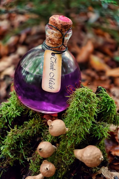 Parsley Sage Rosemary And Thyme, Rosemary And Thyme, Which Witch, Magic Bottles, Bottle Charms, Halloween Trees, Drink Me, Potion Bottle, Witch Aesthetic