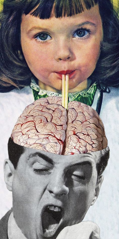 Psy Art, Surreal Collage, Vintage Collage, Human Brain, Surreal Art, Art Plastique, Photo Collage, Collage Art, Cyberpunk