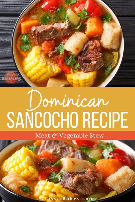 Dominican Sancocho Recipe, Dominican Party, Dominican Sancocho, Dominican Republic Food, Chicken Receipts, Bahamas Food, Sancocho Recipe, Dominican Dish, Dominicano Recipes