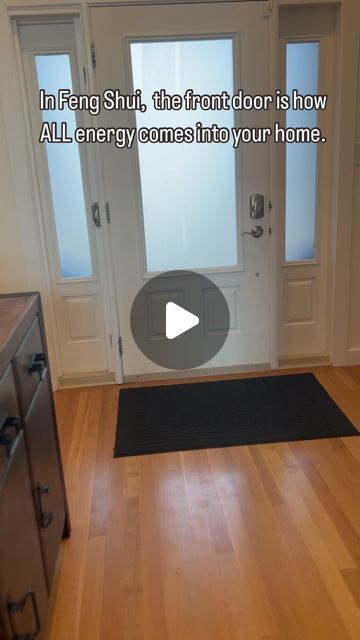 Jill Ethier - Feng Shui Consultant + Teacher on Instagram: "The front door is called The Mouth of Chi in Feng Shui. It is how ALL energy comes into your home and life. 

You want to make sure that…

✅ You open your front door every day with a clear intention of the energy that you want to invite into your home and life. 

✅ The door is washed frequently to ensure a positive energy flow. 

✅ There is no clutter or dead plants inside or outside stopping the flow of energy to come into your home. 

This area is also the first of 3 Main Energetic Areas in your home and also represents money energy. 

For more Feng Shui cures in this area and the other 2 energetic areas, comment TIPS for a free guide. (Be sure to follow me first to ensure that you get the link in your messages.)

Questions? Be Feng Shui Front Door, Money Energy, Me First, Energy Flow, The Energy, Free Guide, The Door, Positive Energy, Feng Shui