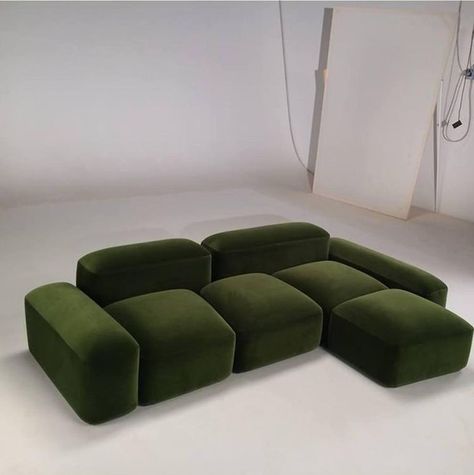 Vogue Decor, Trendy Sofas, Latest Sofa Designs, Green Couch, Ancient Stone, Futuristic Furniture, Corner Sofa Set, Sofa Set Designs, Sofa Sets