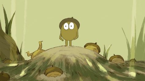 CalArts student Madeline Sharafian has created Acorn, a short animated film that tells the story of a tiny acorn who was ripped from the loving limbs of a giant... Animation Tutorial, Animation Movie, Concept Art Character, 2d Animation, We Can Do It, Cool Animations, Illustration Character Design, Character Design References, Animation Film