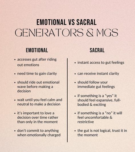 Sacral Authority, Gut Feelings, Human Design System, Gut Feeling, Human Design, Design System, Generators, Spiritual Healing, Book Of Shadows