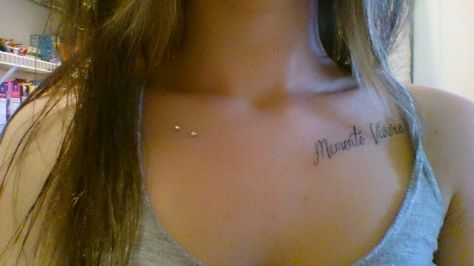 My collar bone dermals. Collar Bone Dermal Piercings, Collar Bone Piercing Dermals, Collarbone Dermal, Collar Bone Piercing, Bone Piercing, Dermal Piercings, Tamworth, Dermal Piercing, Collar Bone