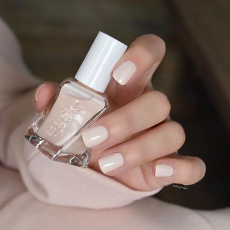 Essie Gel Couture💕 Ballet-Nudes Collection... SATIN SLIPPER is a silky champagne ivory. Stunning!!! Achieve a gel-like manicure in an easy 2-step system, NO LAMP, don’t forget the topcoat! @essiepolish #balletnudes #essielove #essieapproved #essie #satinslipper  #nailartmar #nails #nailart #nudes Ivory Nails, Nail Polish Essie, Nail Party, Bridal Manicure, Chic Manicure, Essie Nail Colors, Best Nails, Essie Gel Couture, Gel Couture