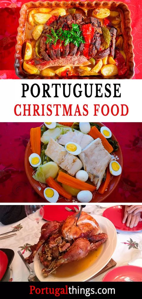 Traditional Christmas dishes in Portugal – Portugal Things Recipes From The Azores, European Christmas Food, Traditional Christmas Food Ideas, Portuguese Christmas Recipes, Portuguese Christmas Traditions, Portuguese Christmas, Portuguese Recipes Traditional, Portuguese Recipes Azorean, Christmas Eve Meal