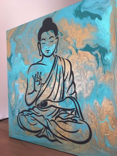 Painting Inspiration Abstract, Buddha Drawing, Buddha Painting Canvas, Jade Buddha, Buddha Art Drawing, Buddha Art Painting, Buddha Wall Art, Buddha Painting, Soyut Sanat Tabloları