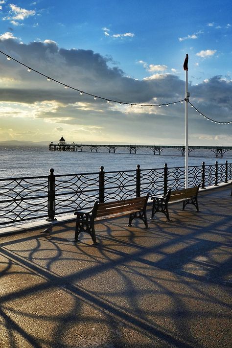 breathtakingdestinations:  Clevedon - Somerset - England (von... England Video, Clevedon Pier, British Seaside, Somerset England, Evening Light, England And Scotland, England Uk, British Isles, South West