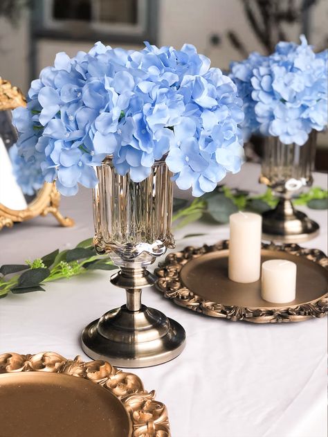 Faux Hydrangea, Artificial Bouquet, Silk Hydrangeas, Artificial Hydrangeas, Plastic Flower, Plastic Flowers, Hydrangea Flower, Blue Hydrangea, Event Party