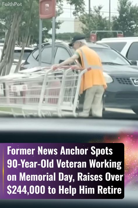 A former news anchor went above and beyond to help a 90-year-old veteran retire after seeing him working on Memorial Day. #veteran #memorialday #actsofkindness Christian Stories, Positive Stories, Matthew 25, Winn Dixie, Air Force Veteran, Christian Music Videos, Inspirational Stories, Small Acts Of Kindness, Veterans Memorial