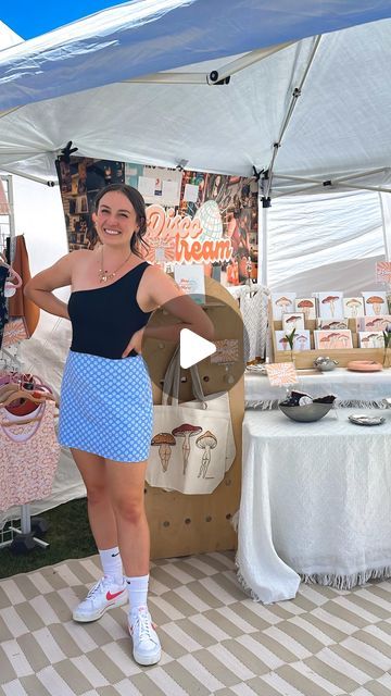 Comfy bra tops & whimsical designs on Instagram: "I get a lot of questions about what I use in my booth set up so I thought I’d break down some of the most important pieces I use at every market! 

🛞 Mac Sports deluxe extended folding wagon from Costco. I can’t believe I went so long without getting a wagon for markets 🤦‍♀️ such a game changer! This one was only $100, is massive and super sturdy! 

⛺️🏋️ 10x10 pop up tent and water weights. You absolutely must have weights if you’re participating in an outdoor market and I can’t recommend these water weights enough! 

👚Standing grid walls. This year I switched from regular clothing racks to these grid walls and I’m really happy with how they display my clothing! Makes for a more complicated set up and take down but I personally think it Clothing Booth Display, Clothing Booth, Clothing Racks, Folding Wagon, Comfy Bra, Outdoor Market, Pop Up Tent, Booth Display, Pop Up Shops