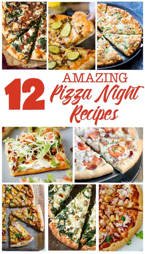 Amazing Pizza Night Ideas - Six Clever Sisters Pizza Night Ideas, Family Pizza Night, Halloween Pizza, Unique Pizza, Pizza Dinner, Night Recipes, Best Homemade Pizza, Easy Homemade Pizza, Pizza Recipes Homemade