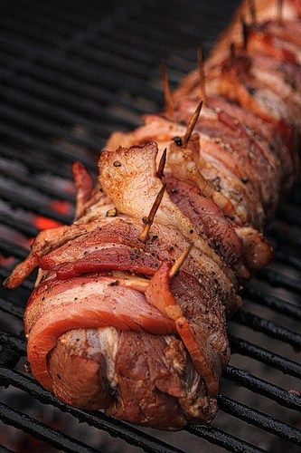 Venison Tenderloin Recipes, Brine Turkey, Backstrap Recipes, How To Cook Venison, Venison Tenderloin, Turkey Bacon Wrap, Elk Recipes, Venison Meat, Meat Cooking