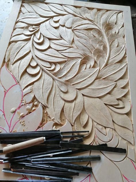 Power Carved Wood Art, Cnc Wood Carving Door Designs, Bas Relief Wood Carving, High Relief Wood Carving, Abstract Wood Carving Sculpture, Wooden Staff, Storage Furniture Living Room, Balsa Wood, Pastel Sec