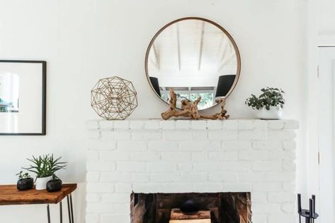 Scandinavian Design-How to Get the Cosy, On-Trend Look for Your HomeDIY Crafts Circle Chair, Fireplace Shelves, Paint Fireplace, Staging Ideas, Circle Mirror, Interior Dimensions, Lego Space, Fireplace Ideas, Radiator Cover