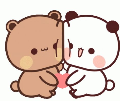 Cuddling Gif, Mochi Cat, Dudu Bubu, Bubu Dudu, Couple Sketch, Cute Bunny Cartoon, Cute Bear Drawings, Kawaii Panda, Radha Krishna Art