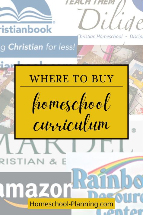 where to buy homeschool curriculum. yellow square with company logos in the background Kinesthetic Homeschool Curriculum, Homeschool Curriculum Secular, Masterbooks Curriculum, Literature Based Homeschool, Literature Based Curriculum, Best Online Stores, Local Shops, Homeschool Learning, Homeschool Planning