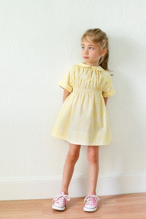 Pan Collar Dress, Fabric Purse, Kids Dress Wear, Peter Pan Collar Dress, Sew In, Little Dresses, Sewing For Kids, Pan Collar