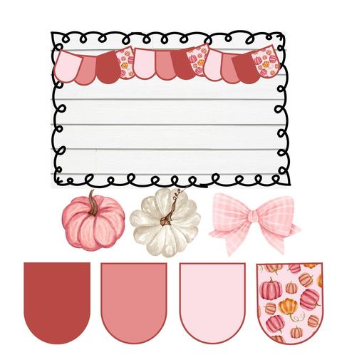 How beautiful is this Pink Pumpkin banner with accents for your classroom?! I love Fall, but sometimes everything is too orange when it comes to pumpkin themed decor, so I wanted to offer you a bright alternative to add to your next bulletin board! Comment any heart emoji and one follower will be chosen to get this for FREE for their classroom! #pink #decor #pumpkin #tpt #teachermama #teacherinspo #teachersofinstagram #teacherlife Pumpkin Spice Bulletin Board, Pink October Poster, Pink Halloween Banner, Pumpkin Patch Banner Free Printable, Pink Pumpkin Clipart, Heart Emoji, Pink Pumpkins, Pumpkin Theme, Teacher Life