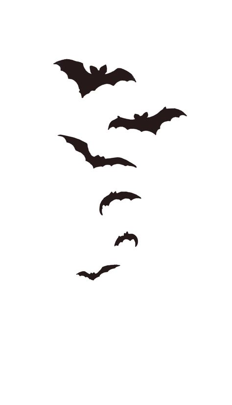 Bats Tattoo Design, Bat Silhouette, Goth Tattoo, Batman Tattoo, Bat Tattoo, Silhouette Tattoos, Halloween Tattoo, Halloween Tattoos, Birds Tattoo