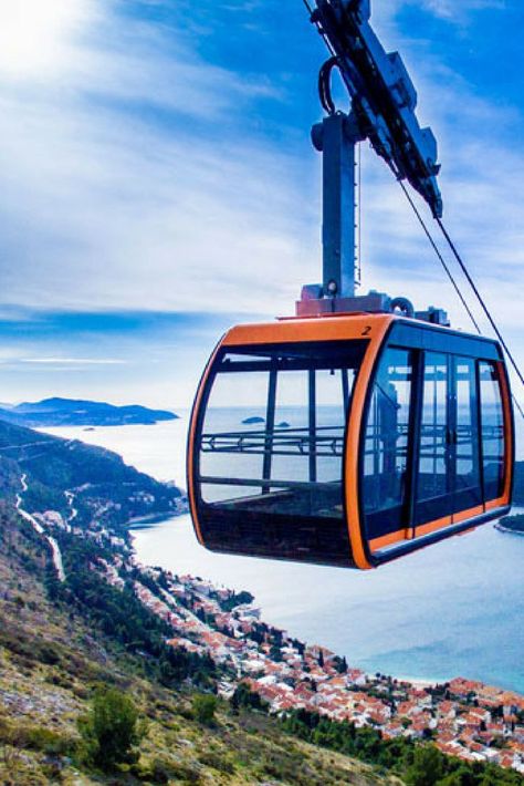 Wherever you go in the world, it’s a common theme that we all love a good view. What better view could you expect to get of Dubrovnik than from the top of a mountain? Here is the guide to the #Dubrovnik Cable Car. #Croatia #TravelCroatia #ThingsToDoInCroatia Balkans Travel, Top Of A Mountain, Good View, Europe Holidays, Car Guide, Best Vacation Spots, Beautiful Vacations, Cable Cars, Croatia Travel