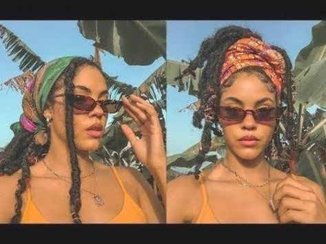 Faux Locs Tutorial, Locs Tutorial, Faux Locs Styles, Tutorial Hairstyles, Headwrap Hairstyles, Hair Wrap Scarf, Faux Locs Hairstyles, Hair Scarf Styles, Head Scarf Styles