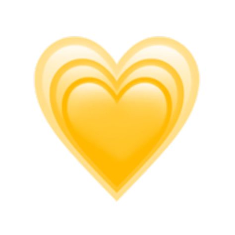 Yellow Heart Icon, Cute Emoji Png, Yellow Heart Emoji, Heart Lockscreen, Pink Heart Emoji, Phone Emoji, Emoji Heart, Emojis Iphone, Apple Sticker