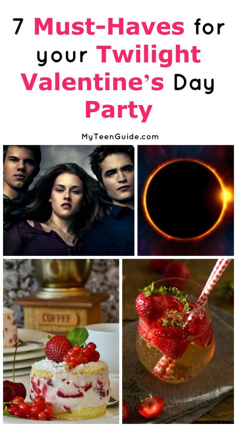 Want to throw a really original love day bash? You have to check out these ideas for a Twilight movie themed Valentine's Day party! From invites to food, we've got you covered! Twilight Dinner And A Movie, Twilight Themed Meals, Twilight Movie Themed Snacks, Twilight Themed Desserts, Twilight Themed Food Ideas, Twilight Themed Party Snacks, Twilight Party Snacks, Twilight Movie Marathon Ideas, Twilight Themed Dinner