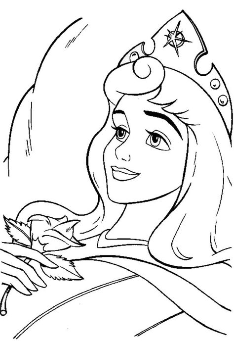 Princess Aurora Smiling In Sleeping Beauty Coloring Page : Color Luna Coloring Pages Sleeping Beauty, Sleeping Beauty Coloring Pages, Disney Colouring, Disney Princess Colors, Disney Princess Coloring Pages, Rainbow Canvas, Adult Coloring Designs, Truck Coloring Pages, Princess Coloring Pages