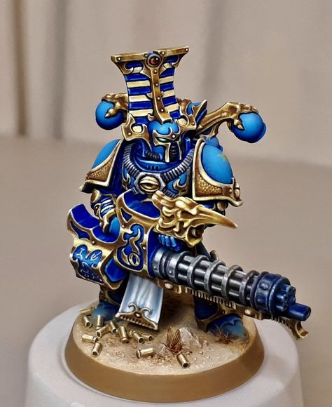 Thousand Sons Miniatures, Thousands Sons 40k, Warhammer Thousand Sons, Thousand Sons 40k Miniatures, Thousand Sons 40k, 40k Thousand Sons, Painting Figurines, Chaos Legion, Chaos Game