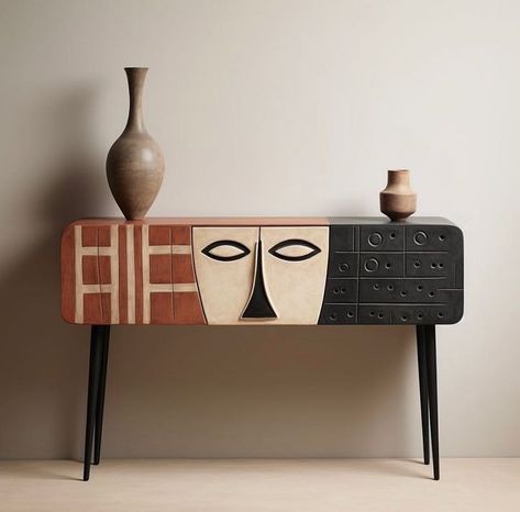 All Posts �• Instagram Wabi Sabi Console, Abstract Procreate, Modern Organic Design, Design Architect, Art Interior Design, Brown Furniture, Modern Organic, African Decor, Art Interior