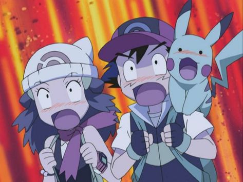 PearlShipping, Ash and Dawn pokemon, Ash x Dawn, SatoHika Gary Pokemon, Dawn Pokemon, Ash And Dawn, Solgaleo Pokemon, Pokemon Ash, Ash Pokemon, Cute Pikachu, Ash Ketchum, Pokemon Characters