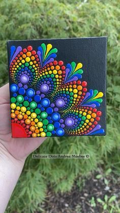 Mándalas How To Do Mandala Dot Art, Ocean Theme Dot Art, Painting On Marble Stone, Dot Art Painting On Canvas, Paint Mandala Art, Dots Painting On Canvas, Mandala Dotted Art, Mandela Paintings On Canvas, Painting Dots Art