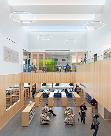 Oudens Ello Architecture Webster Public Library Atrium and Mezzanine | Oudens Ello Architecture Library Atrium, Mezzanine Library, Mezzanine Floor, Hallway Inspiration, Architecture Design Drawing, Inspiration Boards, Photography Design, New Chapter, Public Library