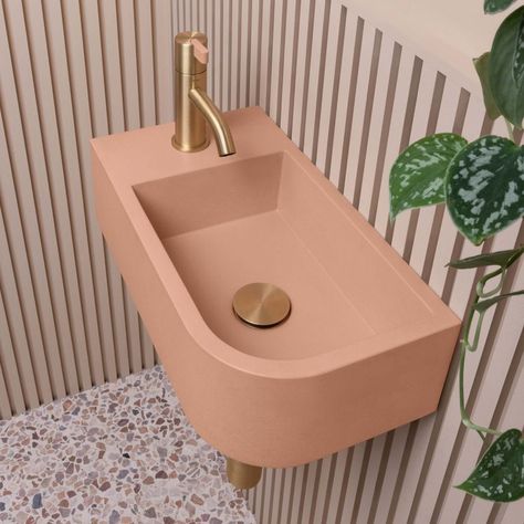 Small Cloakroom Basin, Corner Basin, Wall Hung Sink, Tiny Bath, Small Basin, Small Bathroom Sinks, Cloakroom Basin, Toilet Sink, Concrete Basin