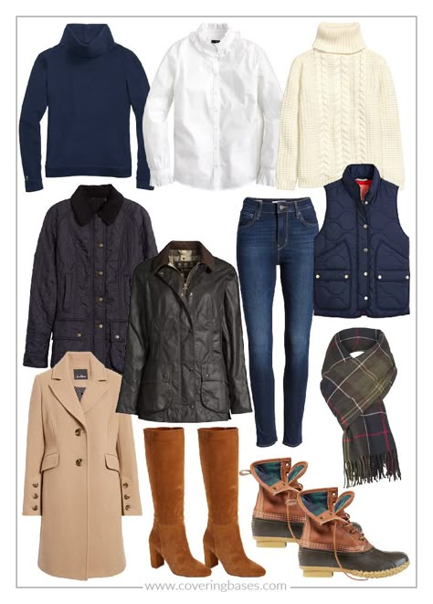 British Look Outfits, New England Style Fashion Fall, Classic Preppy Style Women Fall, British Designers Fashion, Sloane Ranger Style Preppy, Preppy Work Outfits Women Winter, Fashion Country Style, New England Mom Style, Autumn Preppy Outfits