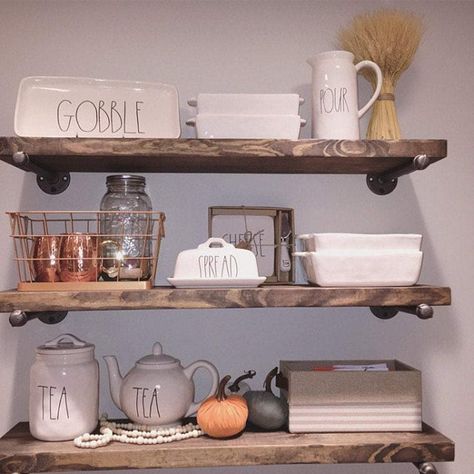 Wood And Pipe Shelves, Floating Shelves Wood, Floating Shelves Rustic, Industrial Floating Shelves, Floating Shelves Wall, Rustic Wall Shelves, Shelves Floating, Shelves Wood, Wooden Floating Shelves