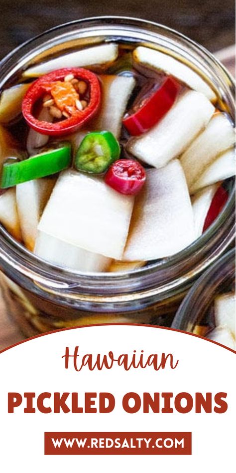 oday, i'm gonna share with you an amazing, delicious hawaiian pickled onions recipe.These onions are an ideal condiment for tacos Hawaiian Pickled Onions Recipe, Portuguese Pickled Onions, Honey Gold Wings Recipe, Orange Roughy Recipes, Pickled Onions Recipe, Pickle Onions Recipe, Pickle Recipes Homemade, Pickle Recipes, Quick Pickled Onions