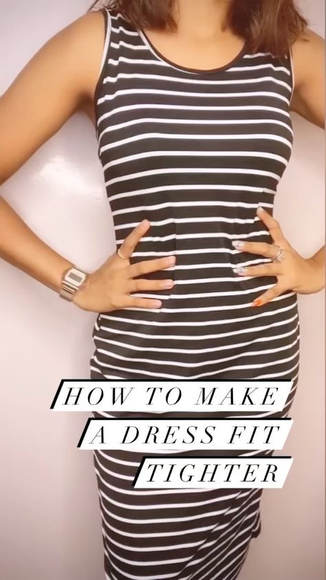 Tighten A Dress, Make A Dress, Yay Or Nay, Clothing Hacks, At The Top, A Dress, Fitted Dress, Dress Making, The Top