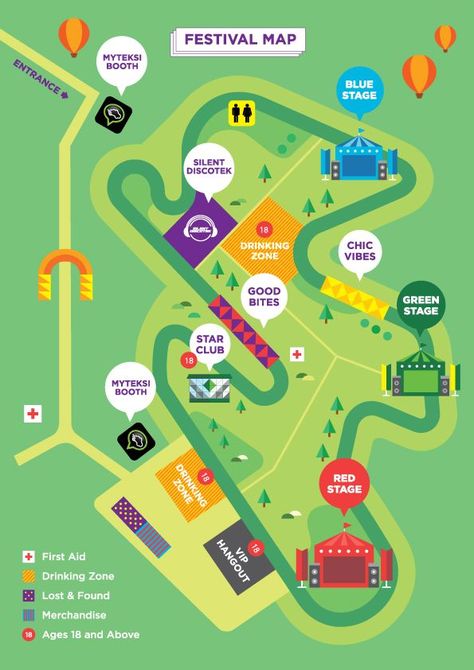 Good Vibes Festival, Maps Illustration Design, Festival Map, Event Layout, Map Layout, Infographic Map, 타이포그래피 포스터 디자인, Design Stand, Arts Festival