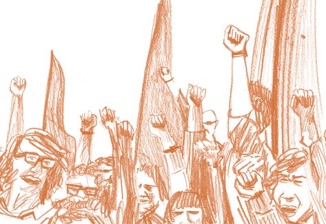 The Six Steps of Organizing a Successful Student Protest Student Protest Art, Protest Drawing, Protest Illustration, Successful Student, Student Protest, Self Advocacy, March For Our Lives, Protest Art, Student Body