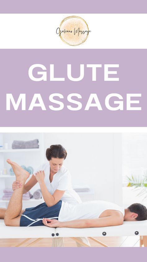 Glute Massage Techniques, Piriformis Massage, Glute Massage, Gluteus Maximus, Therapy Techniques, Massage Therapy Techniques, Tight Hips, Self Massage, Hip Pain