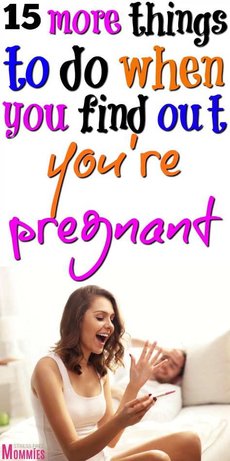 Just found out you're pregnant? Here's a helpful list of what to do when you find out you're pregnant! 15 more things you can do right now!These are first pregnancy tips to get you started! via @http://www.pinterest.com/stressfreemom What To Do When Pregnant, Pregnant First Trimester, First Trimester Checklist, First Prenatal Appointment, Trimester Checklist, Baby Gender Prediction, Prenatal Appointment, Pregnancy Info, Exercise During Pregnancy