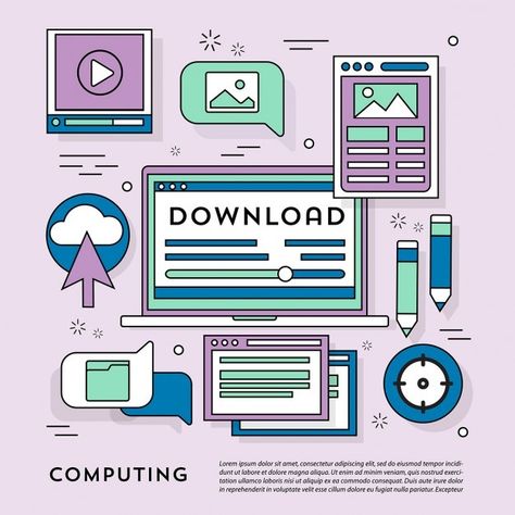 Infographic Business, About Computer, Computer Literacy, Infographic Layout, Infographic Design Layout, Presentation Design, Infographic Design, Layout Design, Literacy