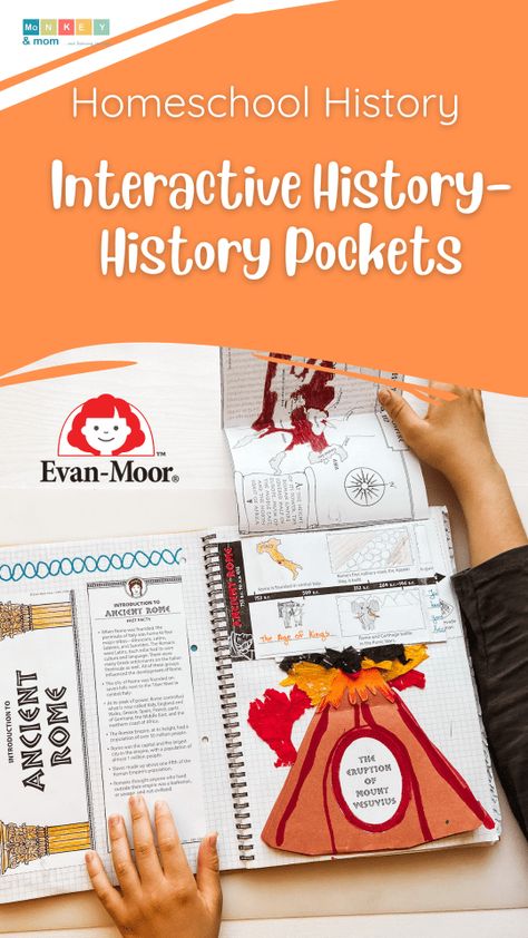 Interactive History Lessons with History Pockets from Evan Moor - History Notebook, History Interactive Notebook, Florida History, Geography Activities, Types Of Learners, Geography Lessons, Homeschool History, World Geography, History Lessons