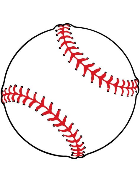 Baseball Outline, Softball Decals, Cricut Baseball, Baseball Drawings, Baseball Clipart, Sports Wall Decals, Softball Svg, Ball Drawing, Baseball Birthday Party