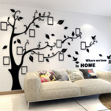 Birch tree wall decal